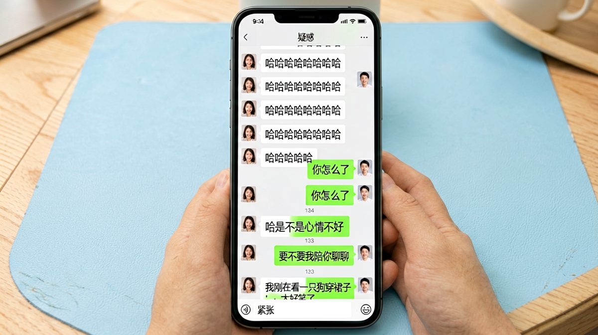 女生一串爆笑让男生以为天塌了，结果只是一只穿裙子的狗。