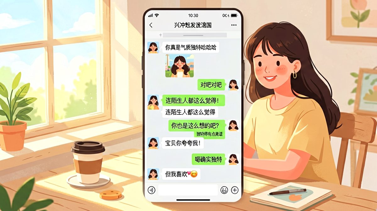 以为被骂其实被夸——男友神转折把「独特」变成顶级情话，女生当场脸红