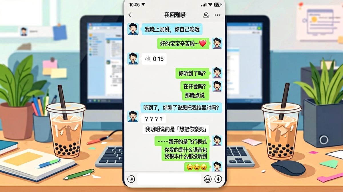 飞行模式下的致命误解——一句撒娇被脑补成拉黑宣言，笑到肚子疼