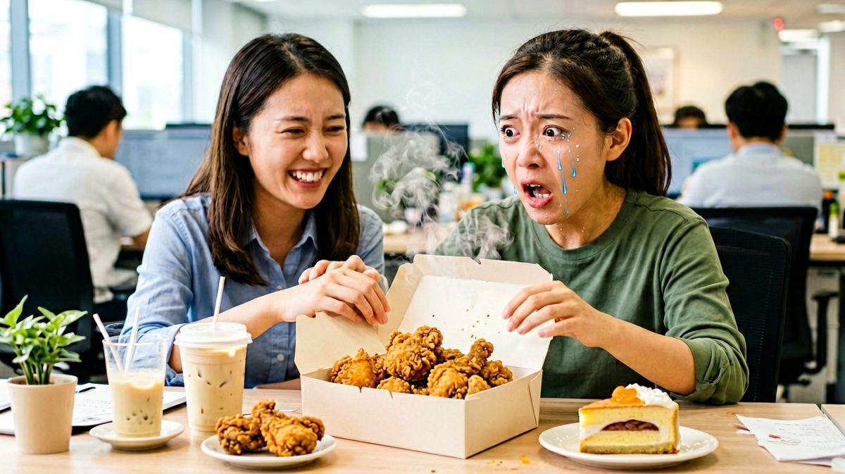 然而午餐时间到了...