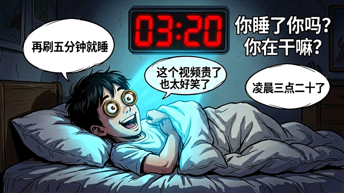 睡前说只看五分钟，睁眼已经是第三集了。