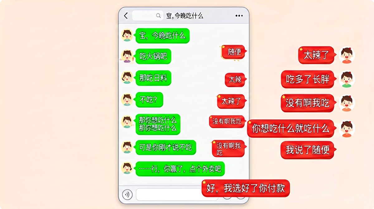 一顿晚饭吃出了博弈论大师的感觉