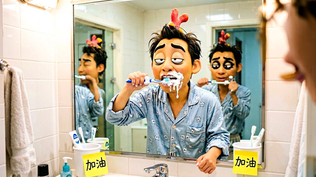 第二格：洗漱完毕，灵魂还在休眠