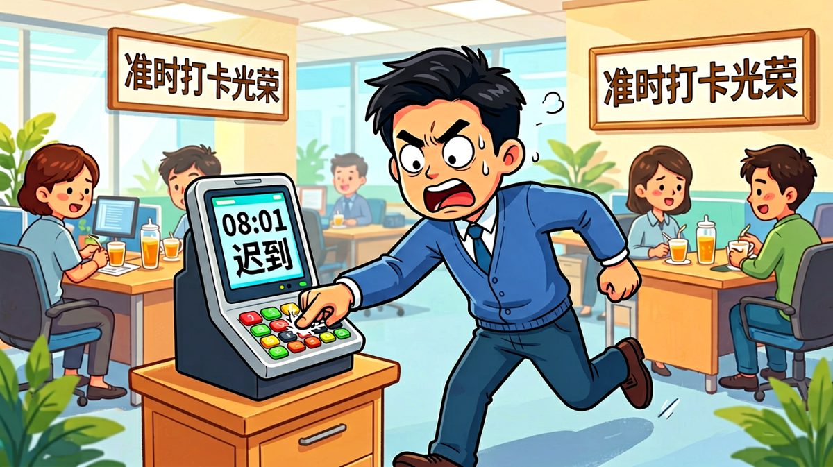 第四格：完美错过，又迟到了！
