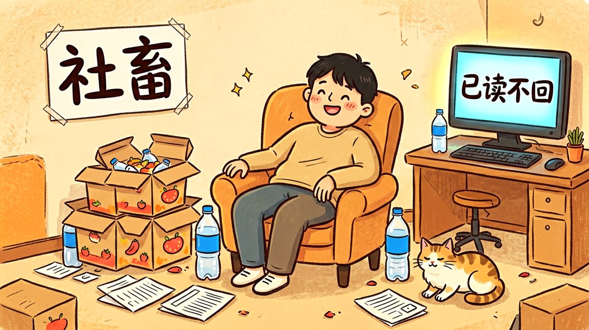 周末在家躺平，是打工人最快乐的时刻