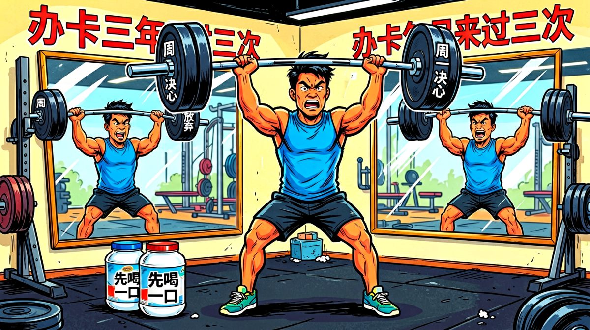 健身房的真相：办卡是目的，放弃是日常