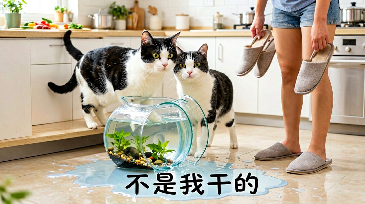 只要我先摆出无辜的表情，就抓不到我
