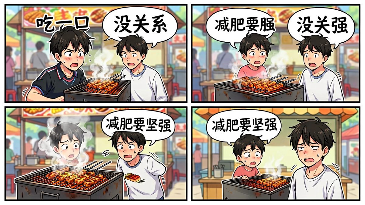 内心天人交战时刻。