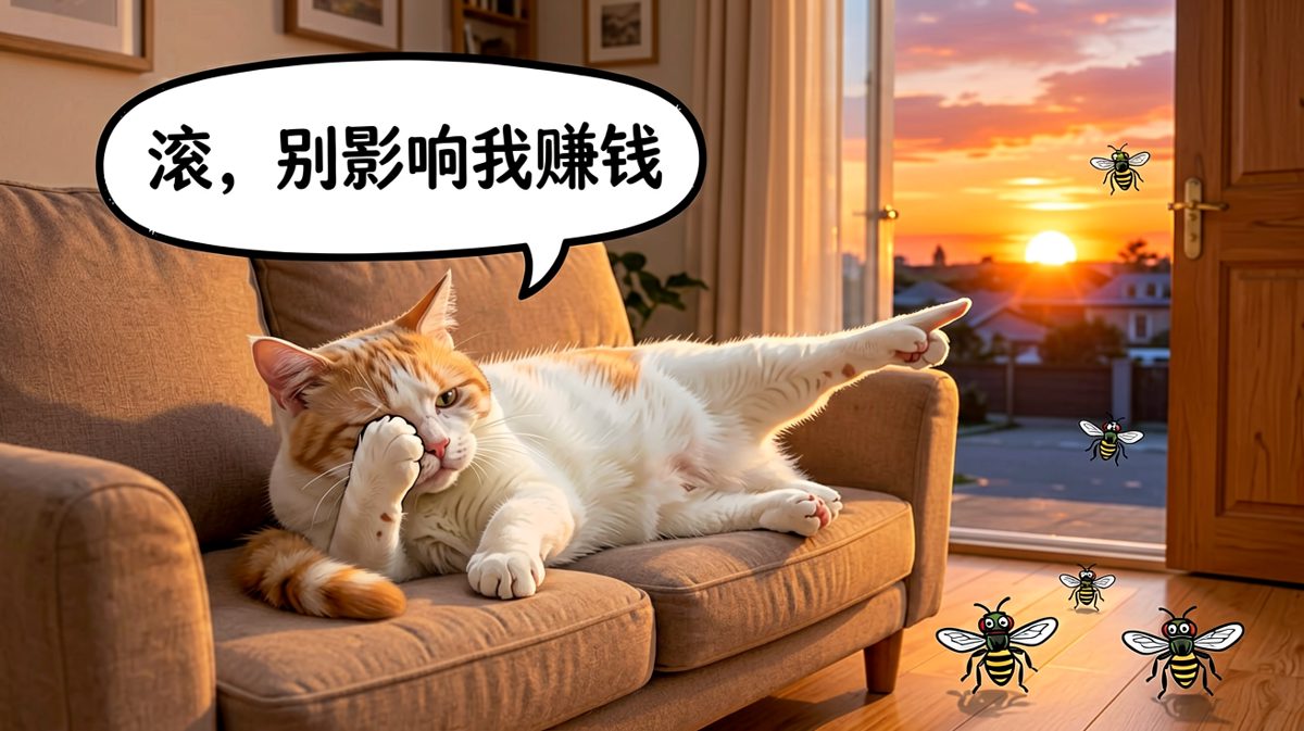 猫彻底无语赶人走