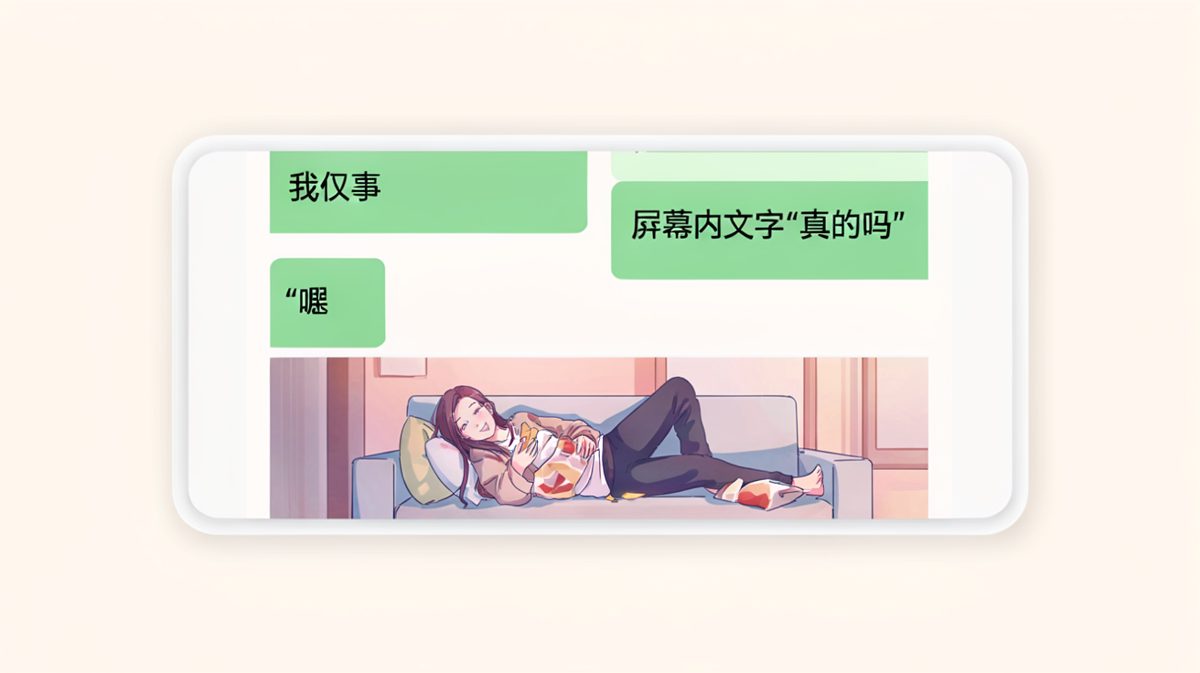 我说没事，其实没事找事吃薯片呢