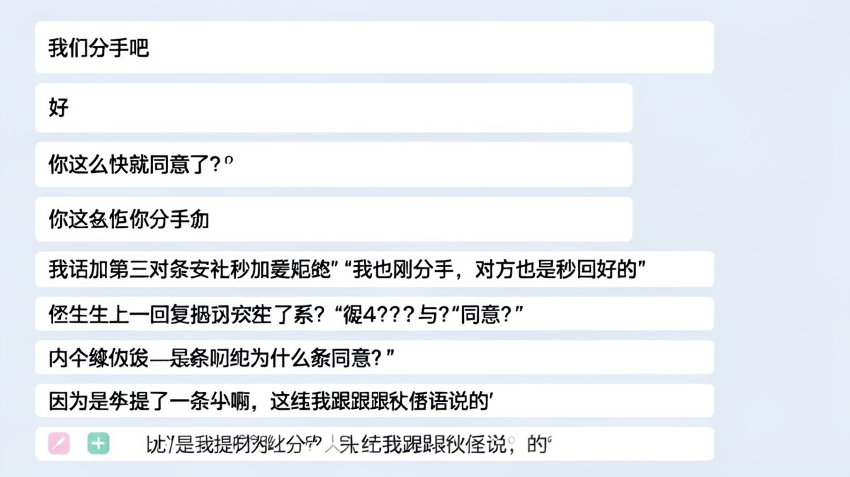 拿分手开玩笑的后果有多惨烈