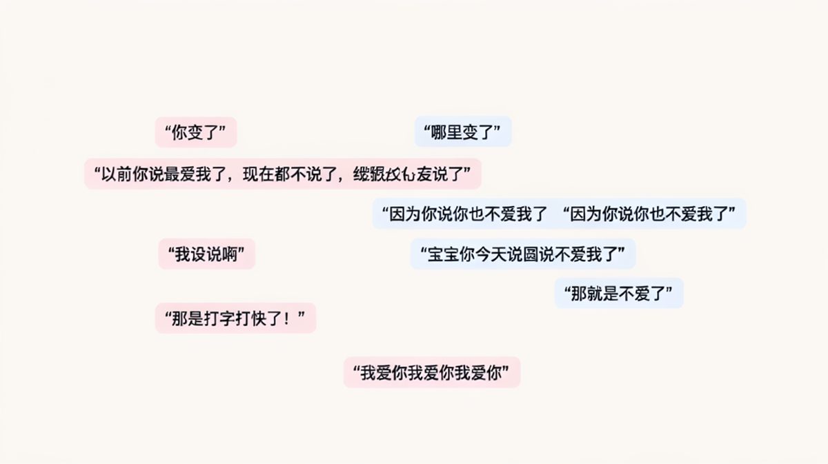 少了一个字引发的感情危机