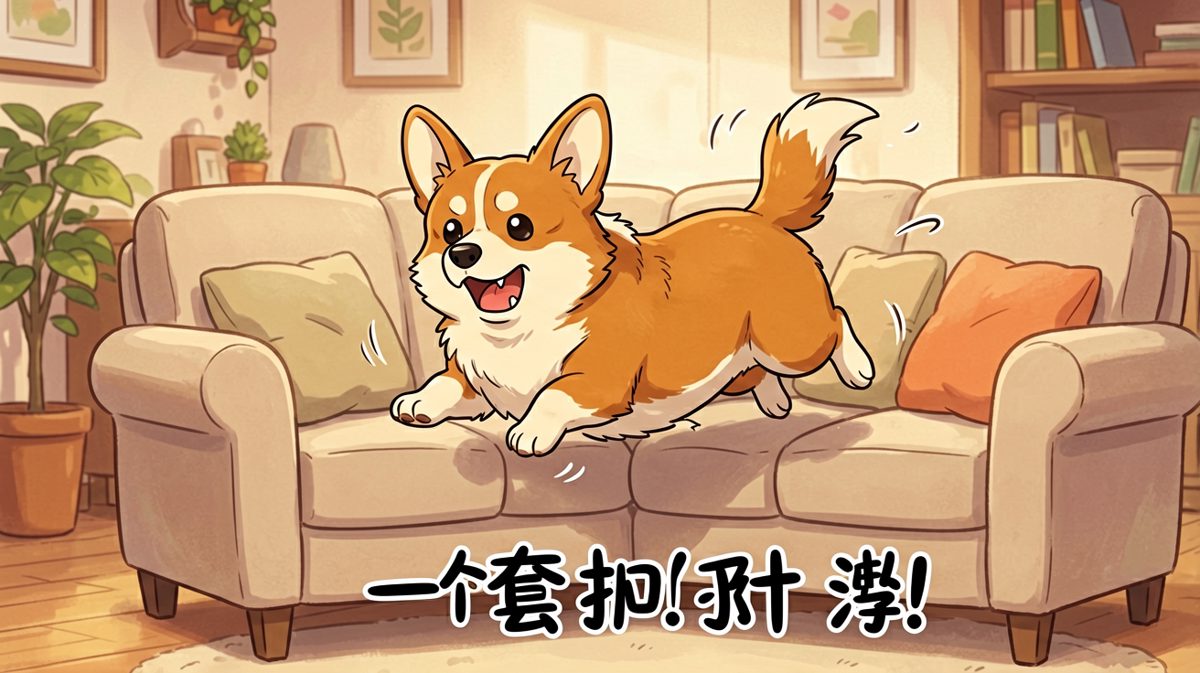 柯基：我的肚子是缓冲垫吗？