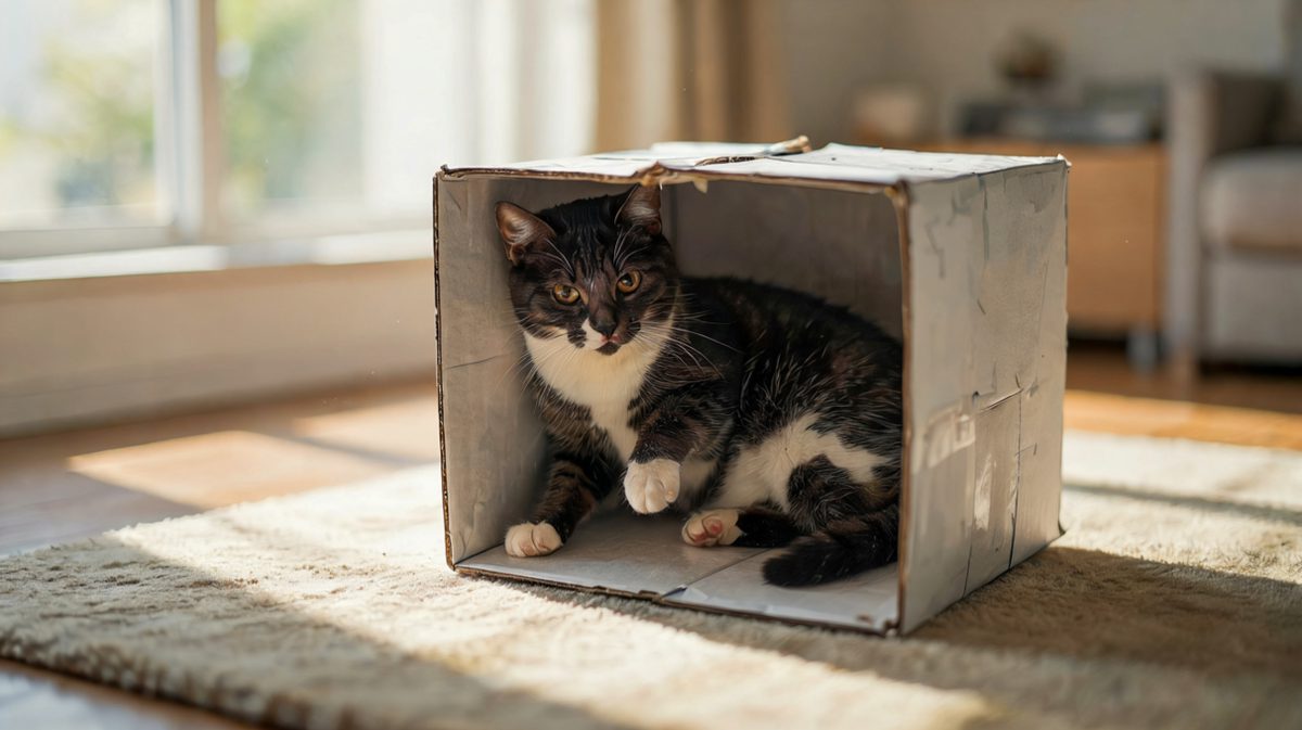 猫说：这箱子买小了，但我不退货。