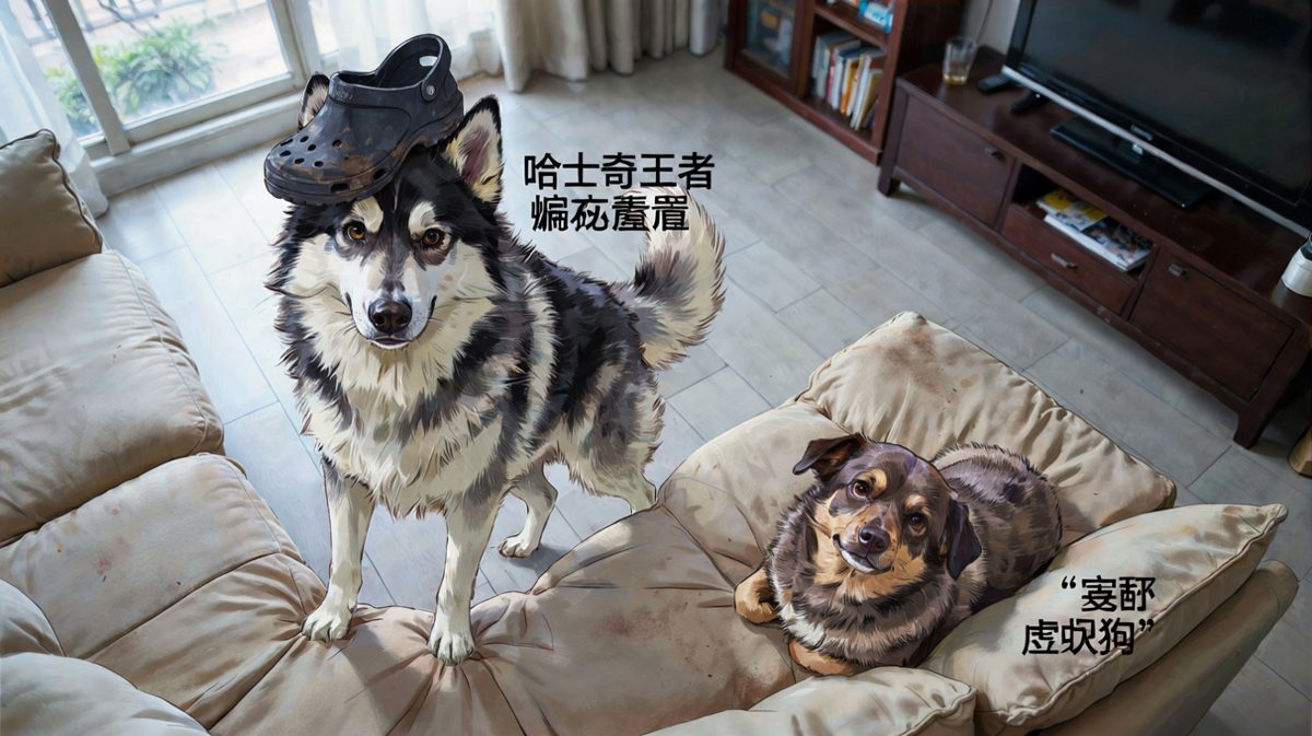 二哈的时尚品味，永远走在人类理解之外。