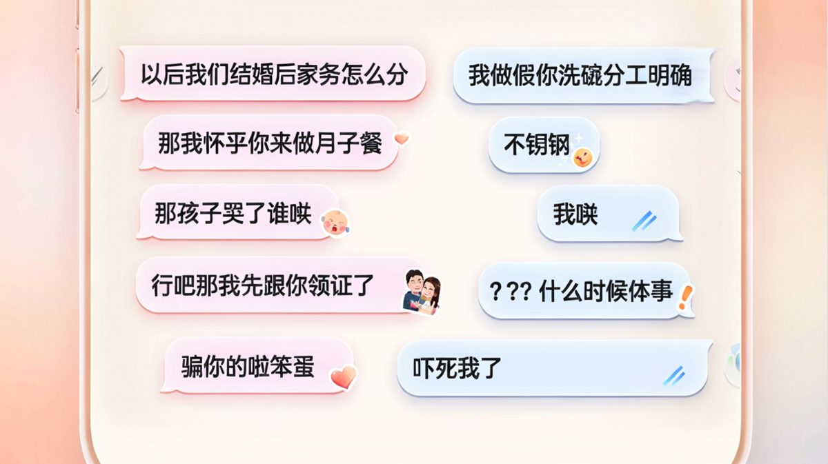 一句话把男生吓得差点当场领证。