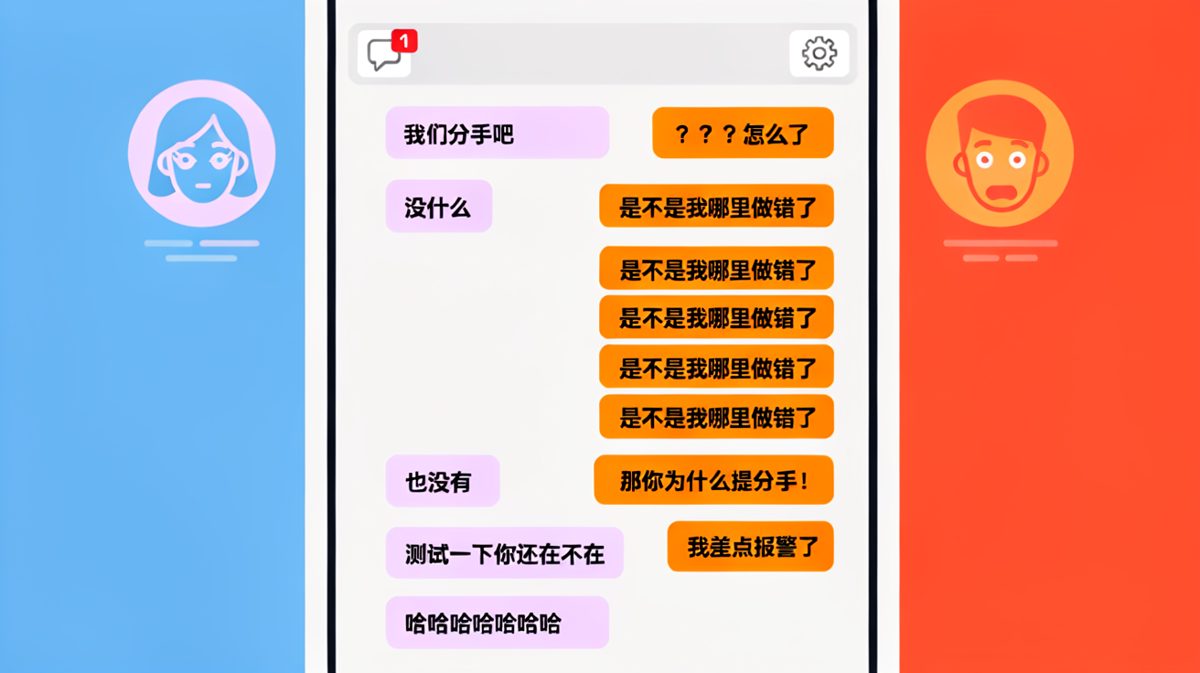 用假分手测试男友，结果把自己笑死