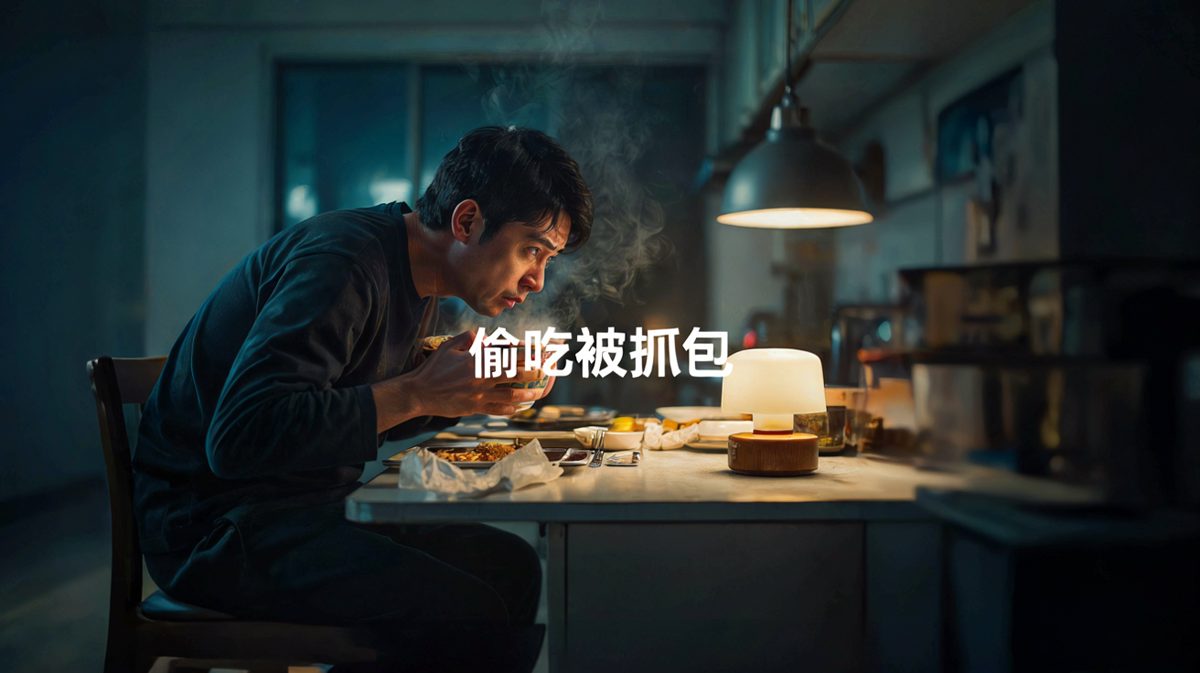 深夜的外卖和泡面是最致命的诱惑。