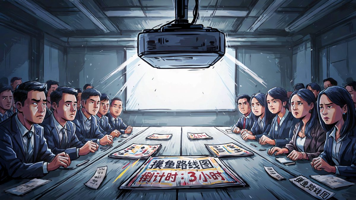 开会可以，但我的思绪早已下班
