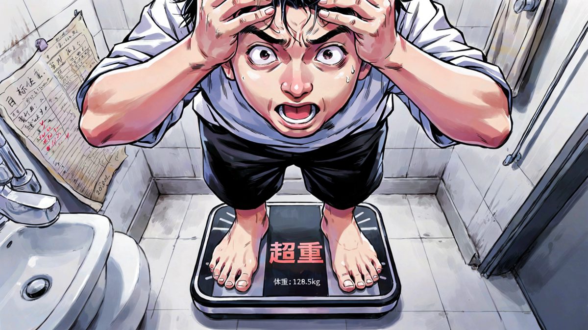 秤上的数字让减肥梦碎