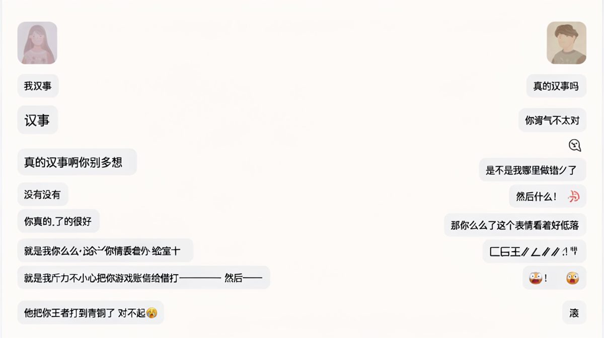我没事的潜台词通常是大事不妙