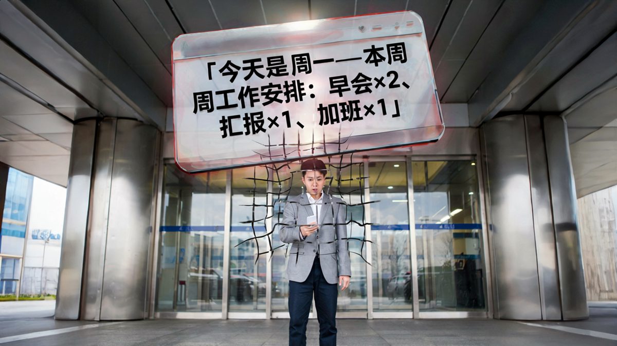 日历提醒我：周一，你好。