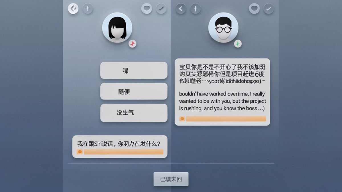 以为在哄女朋友，其实是在跟 Siri 表演单口喜剧。