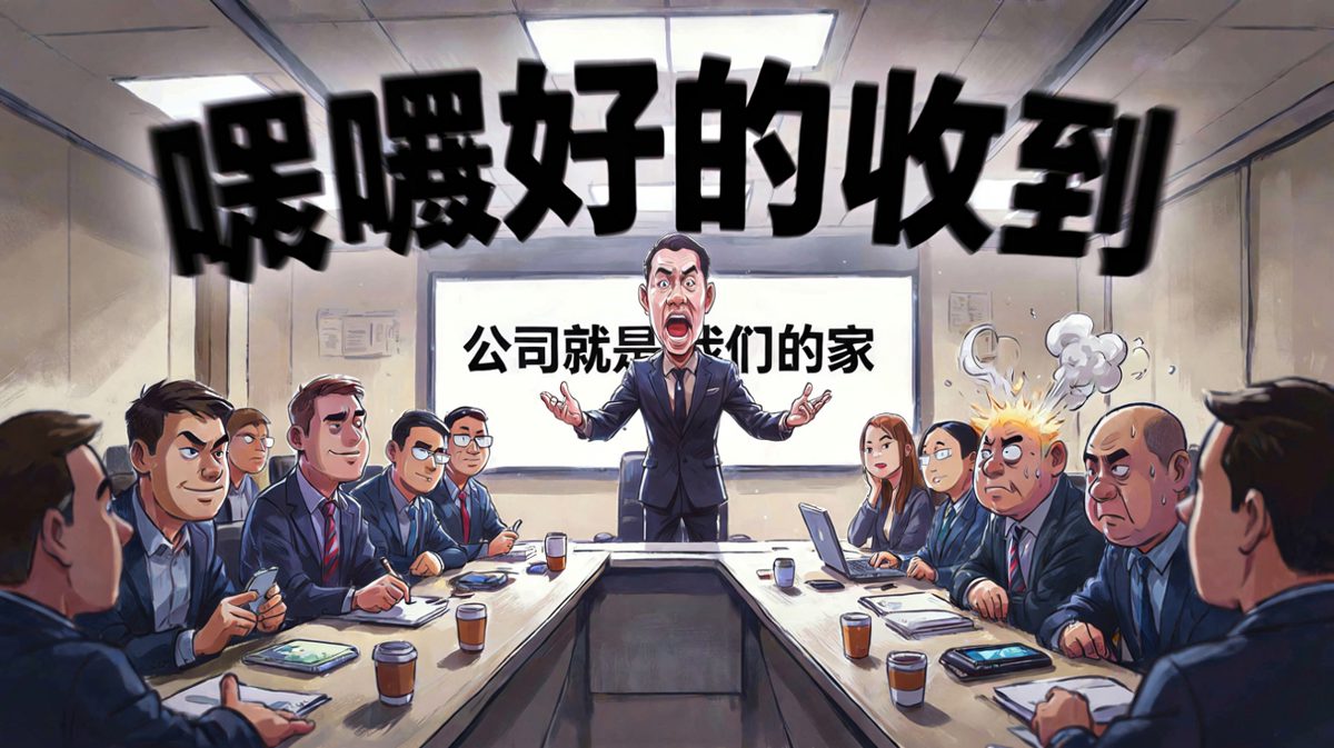 老板：公司就是家。我：那我躺床上行吗