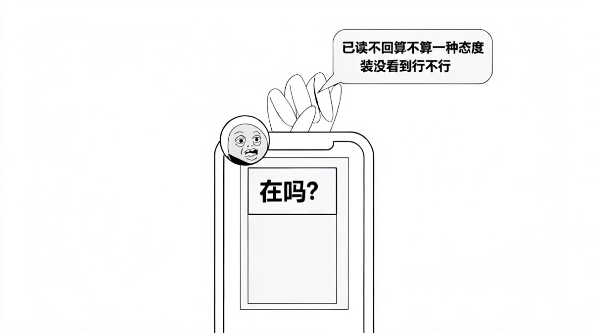 收到'在吗'的那一刻，我学会了隐身术