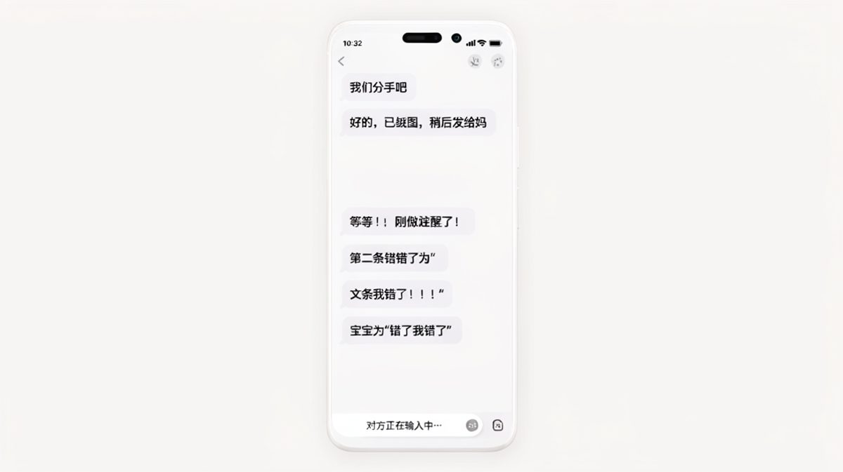 分手梗一秒反转，男生淡定截图，女生当场崩溃。