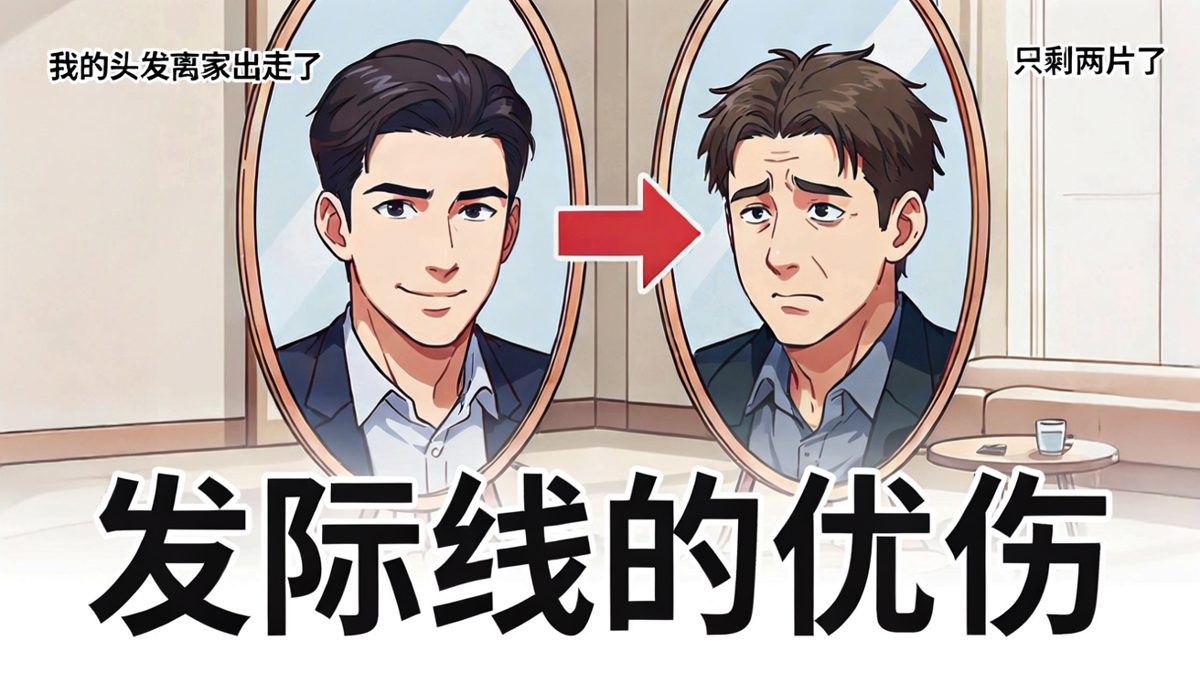 打工人三年发际线撤退的集体记录