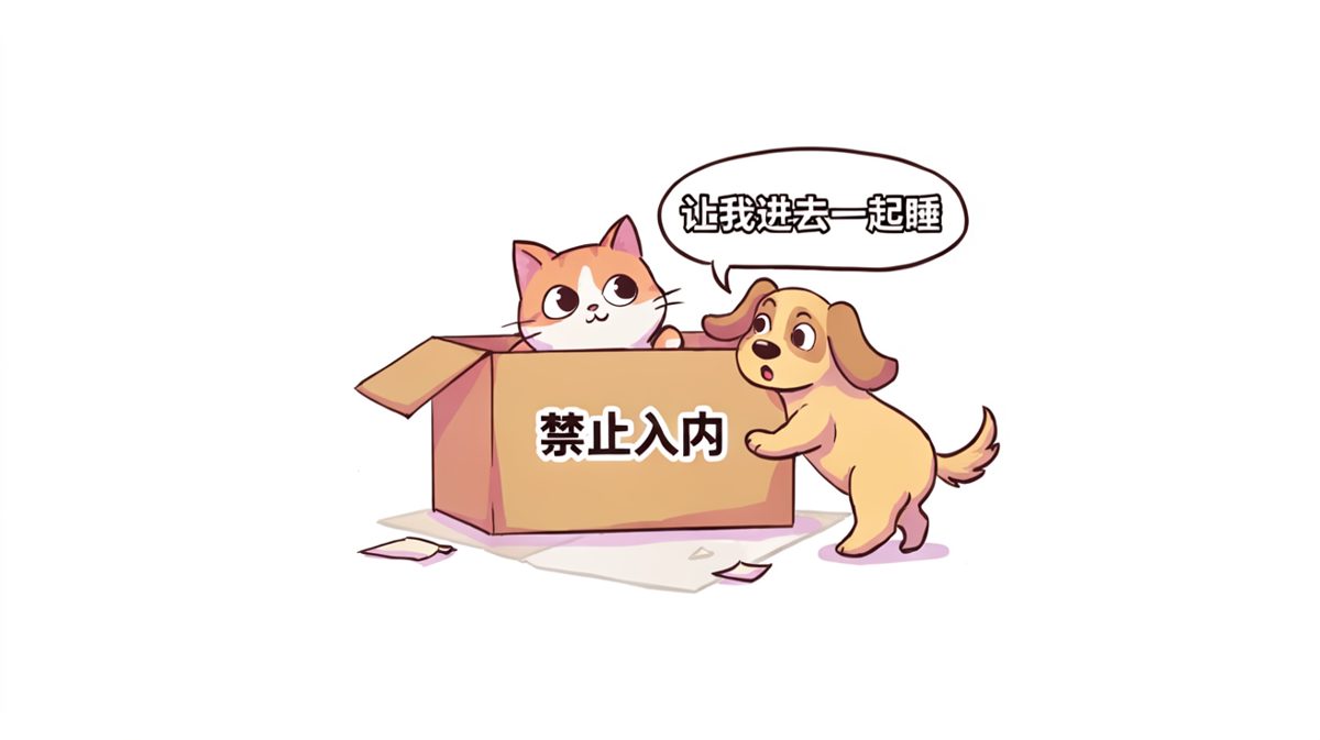 猫咪：这是我的秘密基地，汪星人退散！