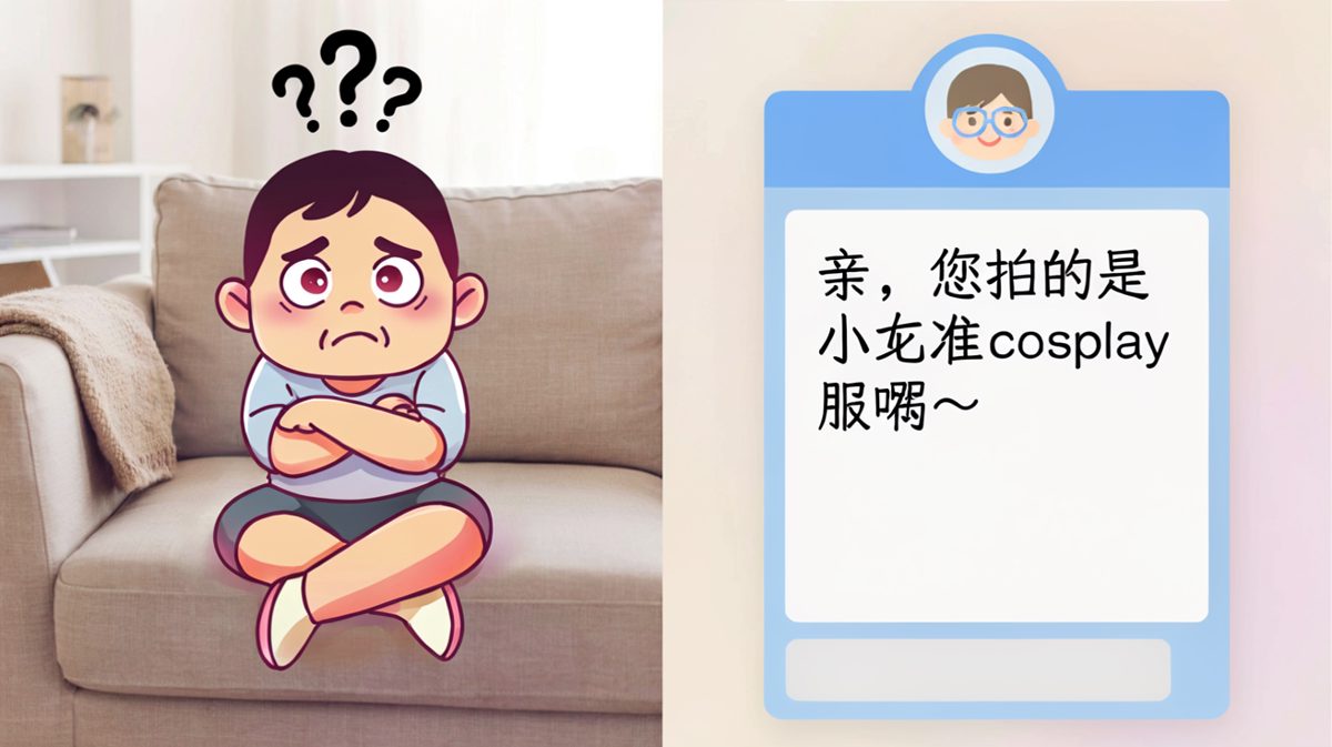 第3格：质问卖家，对方理直气壮说就是这款