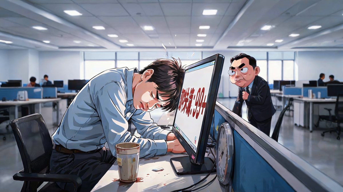 到下午三点，彻底撑不住了……