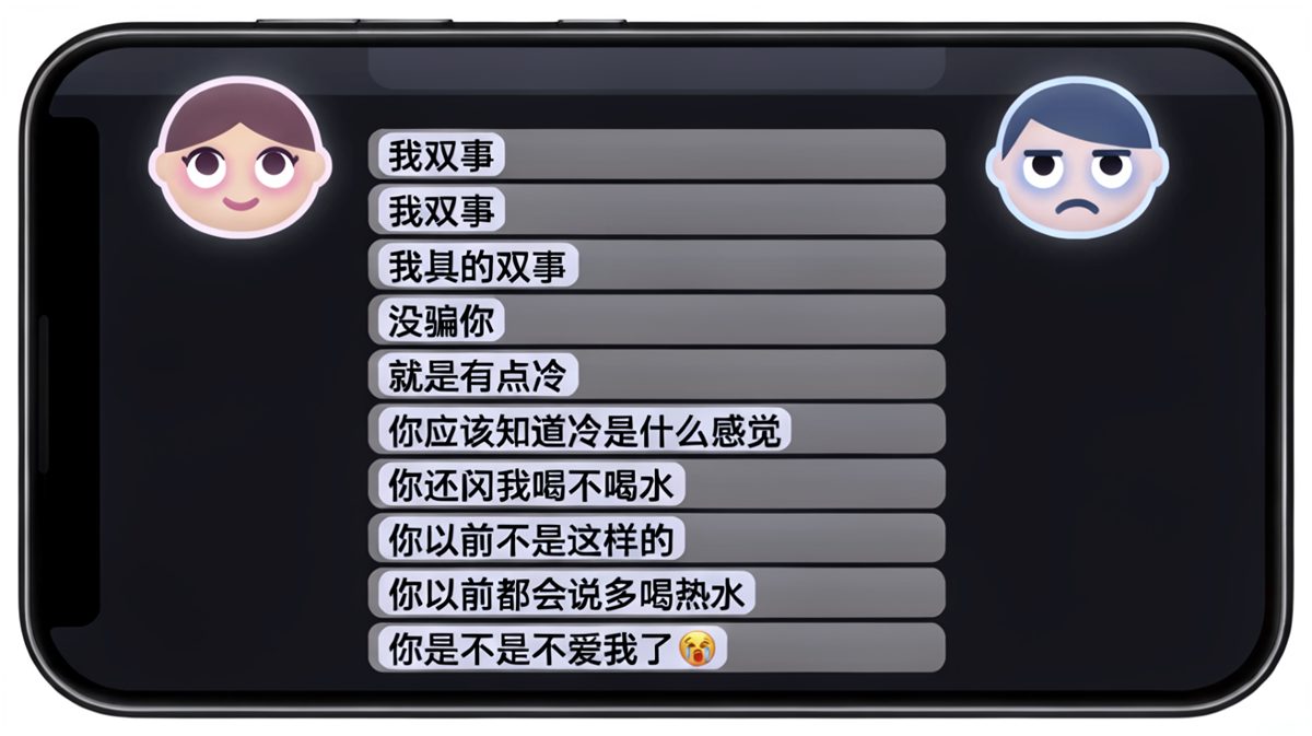 "我没事"的终极解读，一条消息引发九连环暴击