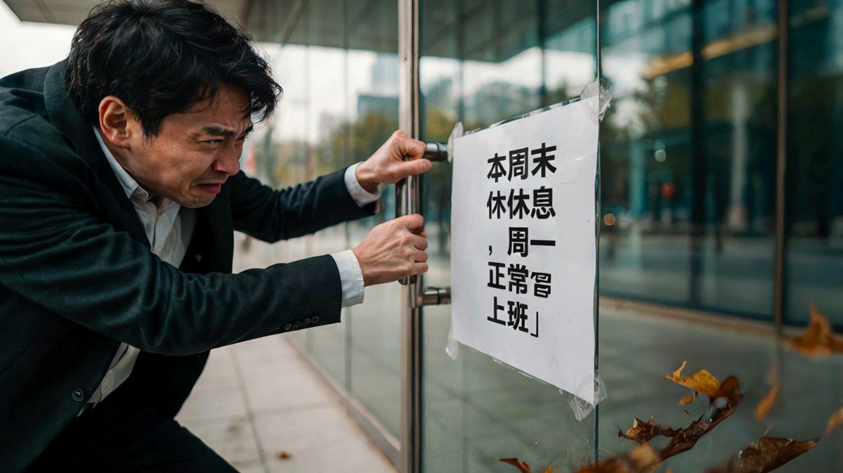 门……怎么锁了？