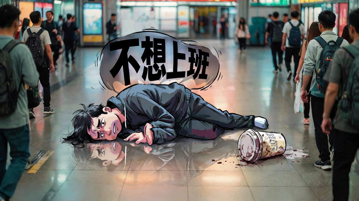 每周一的我，灵魂还留在被窝里。