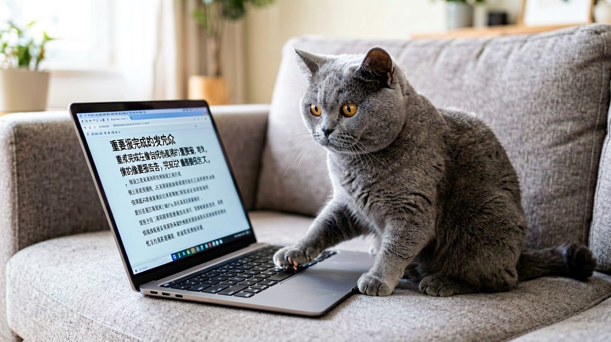 蓝猫：今天的项目进度，全靠我敲键盘推进的