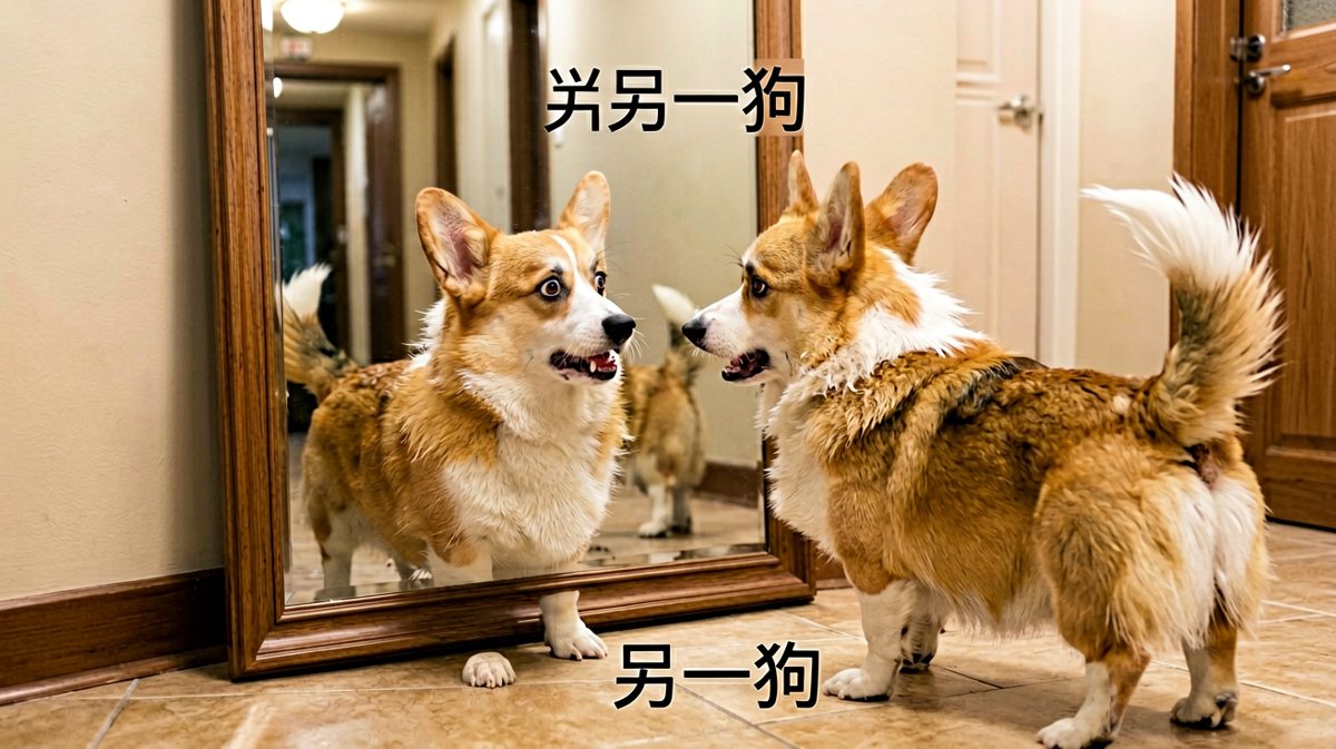 柯基：你是谁？为什么长得和我一模一样！
