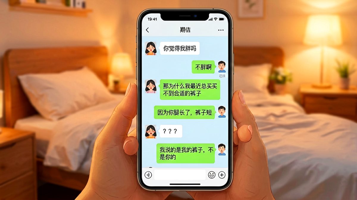女生问胖不胖的经典送命题，男生的神级求生欲翻车现场