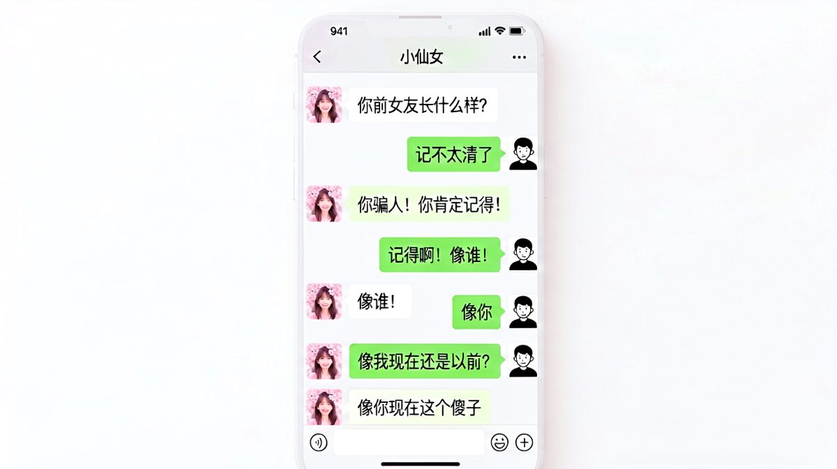 男生被问前女友秒变求生欲测试，最后反手一击让女生哑口无言。