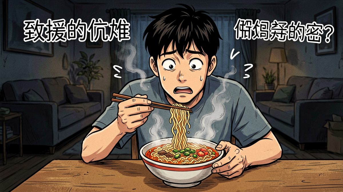 格二：吃得正香，突然听到客厅有动静