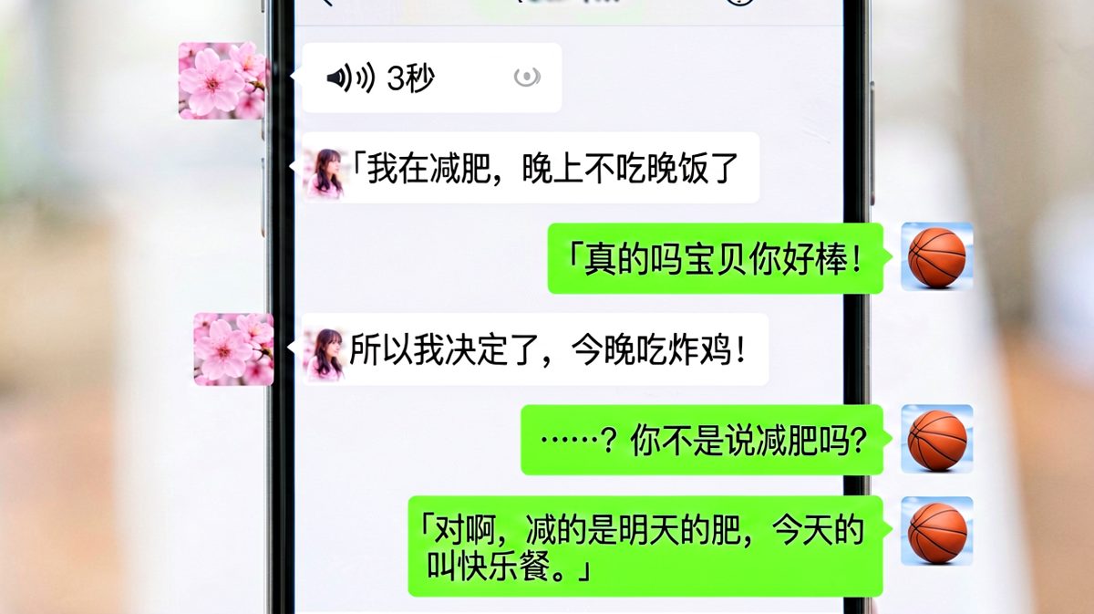 嘴上说减肥，身体很诚实地点炸鸡