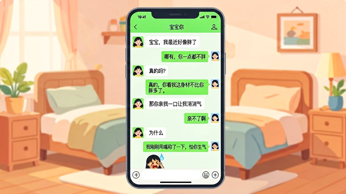 「我胖了吗？」——男生的求生欲永远在线却总是翻车