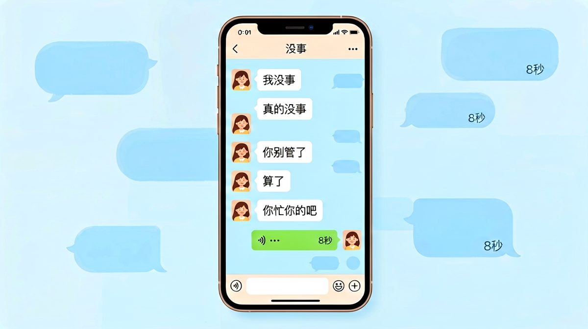 「我没事」三连发后的恐怖沉默
