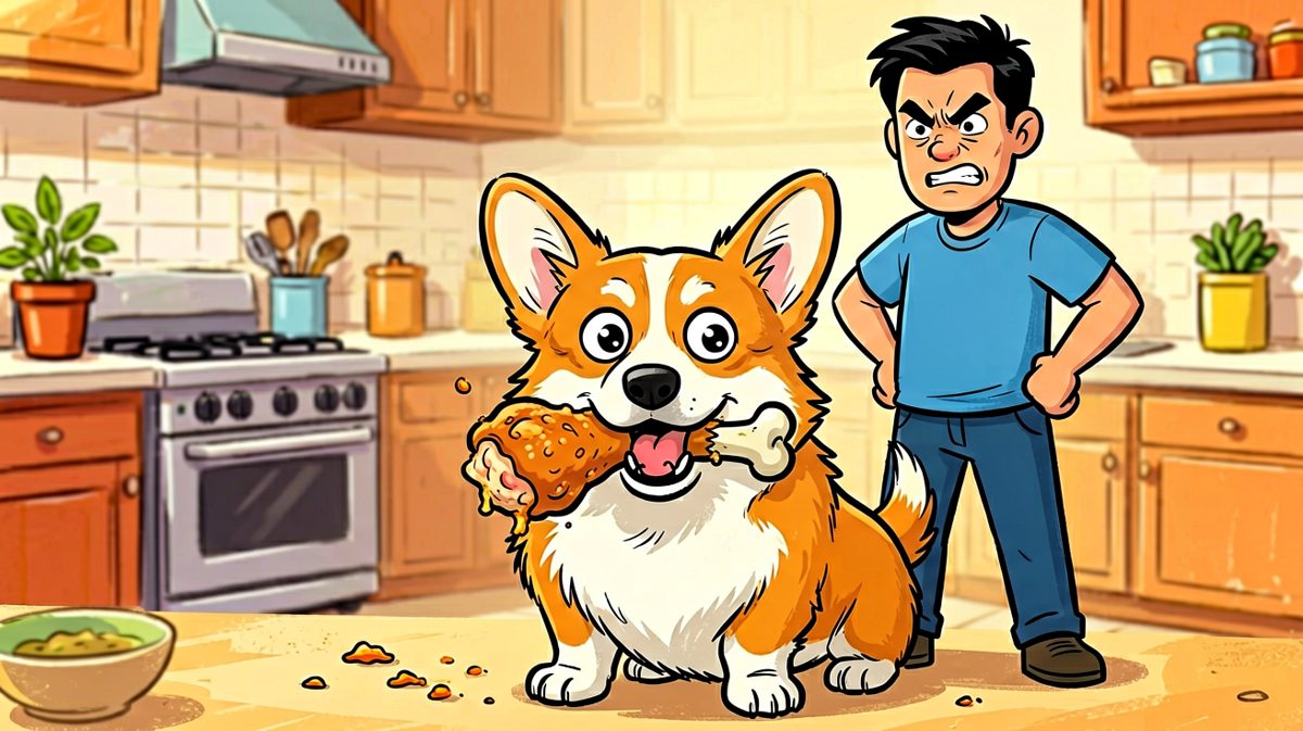 狗狗：什么？我没有，你一定是看错了！