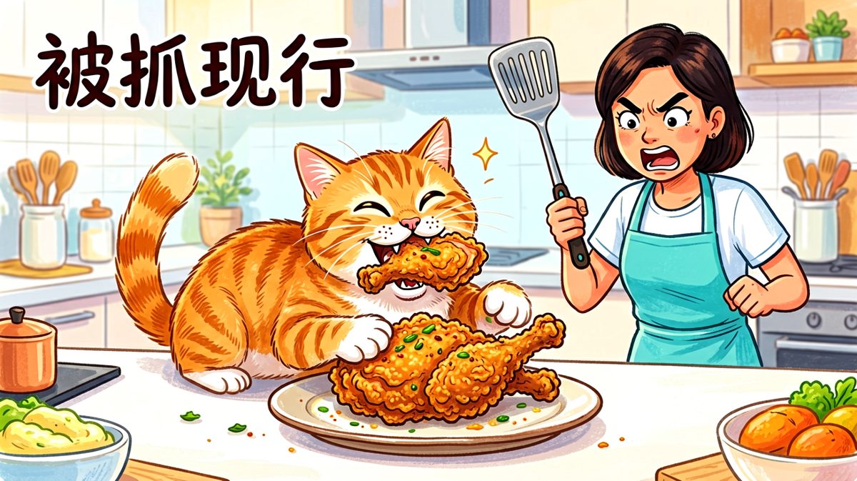 猫：我只是帮你们试一下毒！