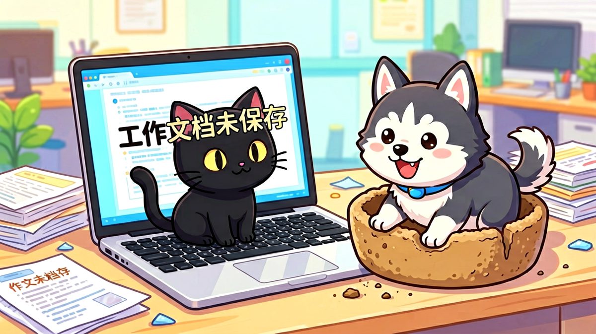 猫咪：这是我的键盘，打工是不可能打工的