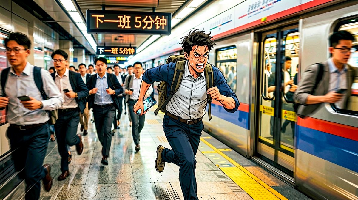 迟到边缘疯狂冲刺，终于赶上最后一班车