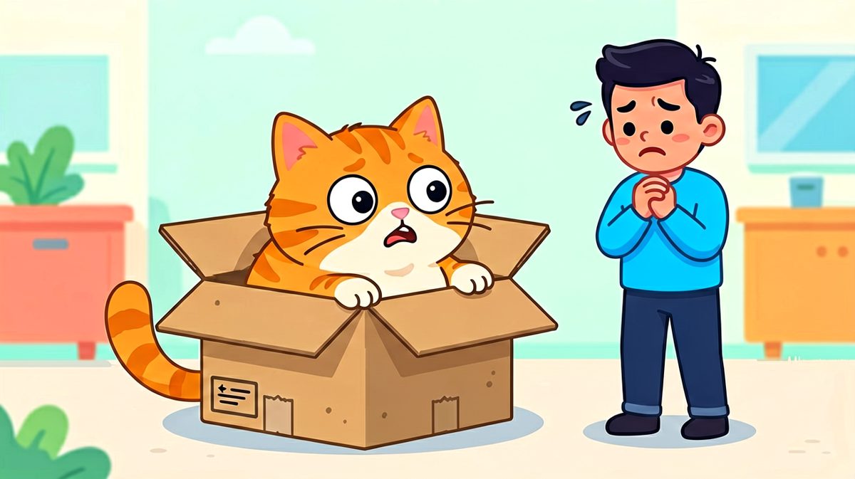 猫：只要我不动，我就还是一个盒子